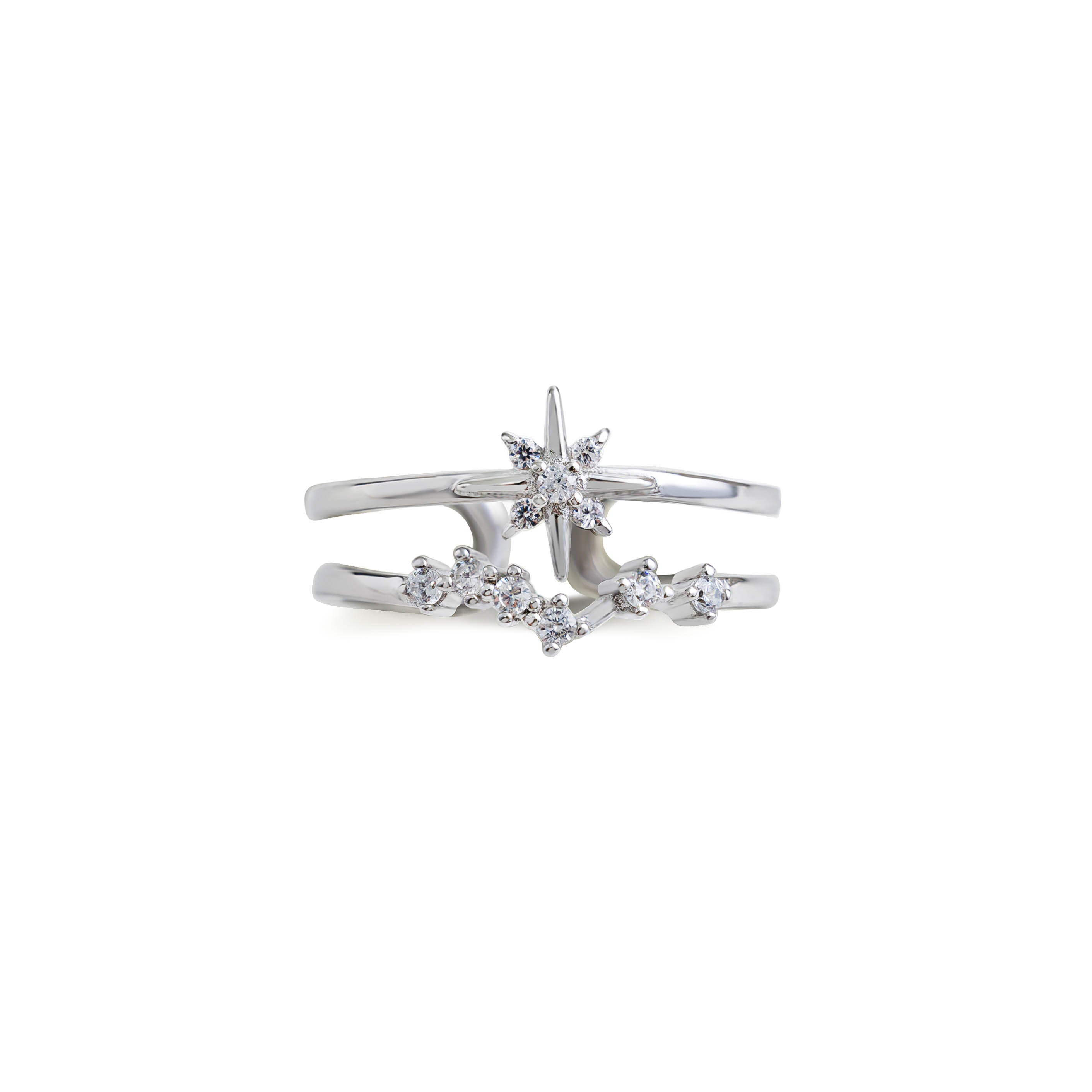 Stellar Glow Adjustable Ring