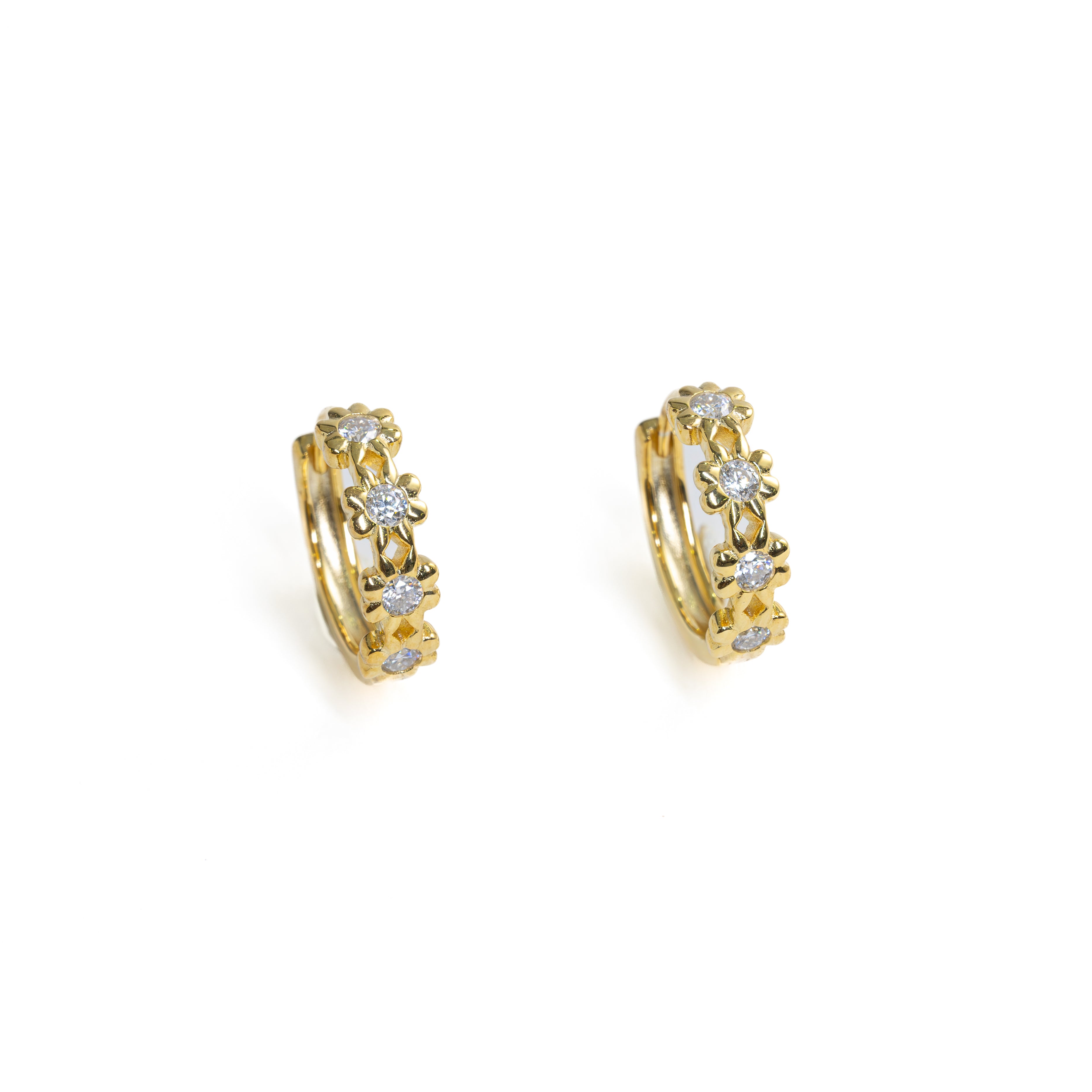 Floral Grace Hoops