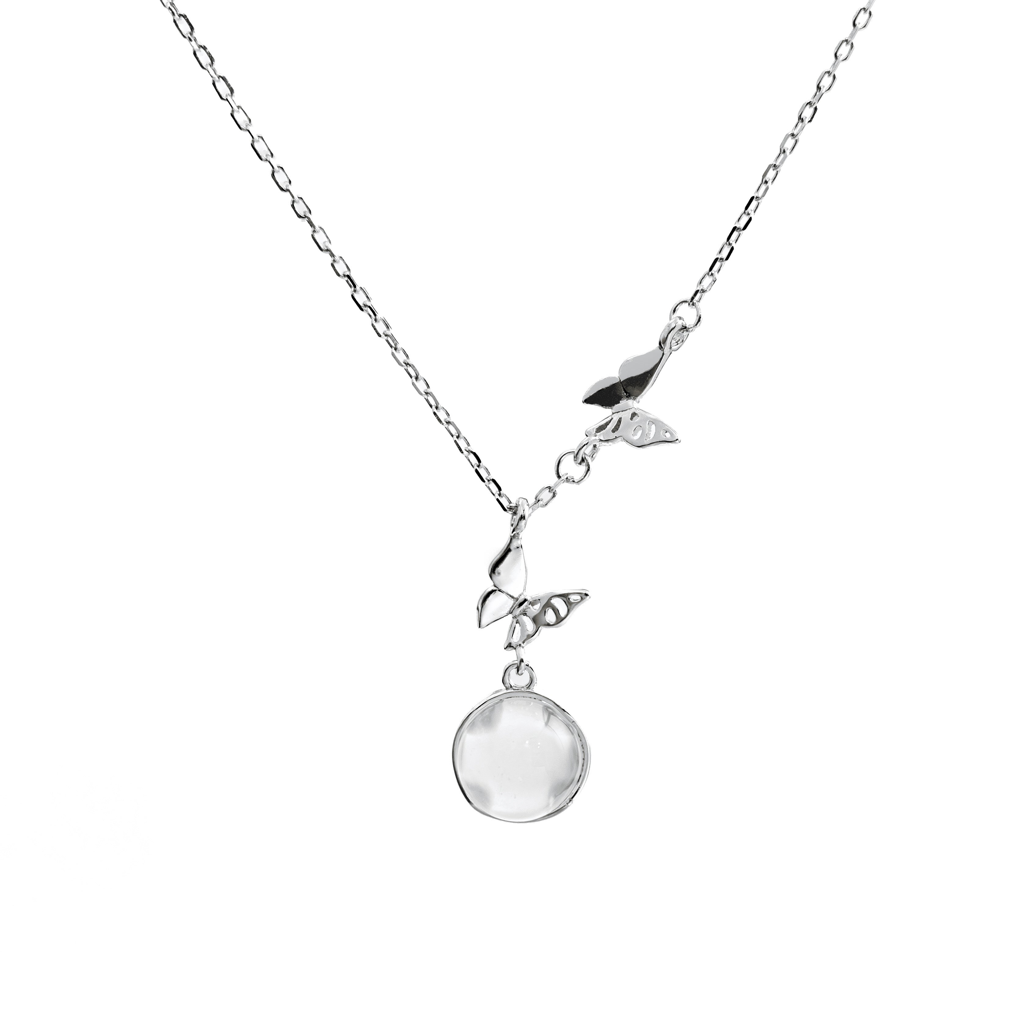 Celestial Flight Chalcedony Necklace