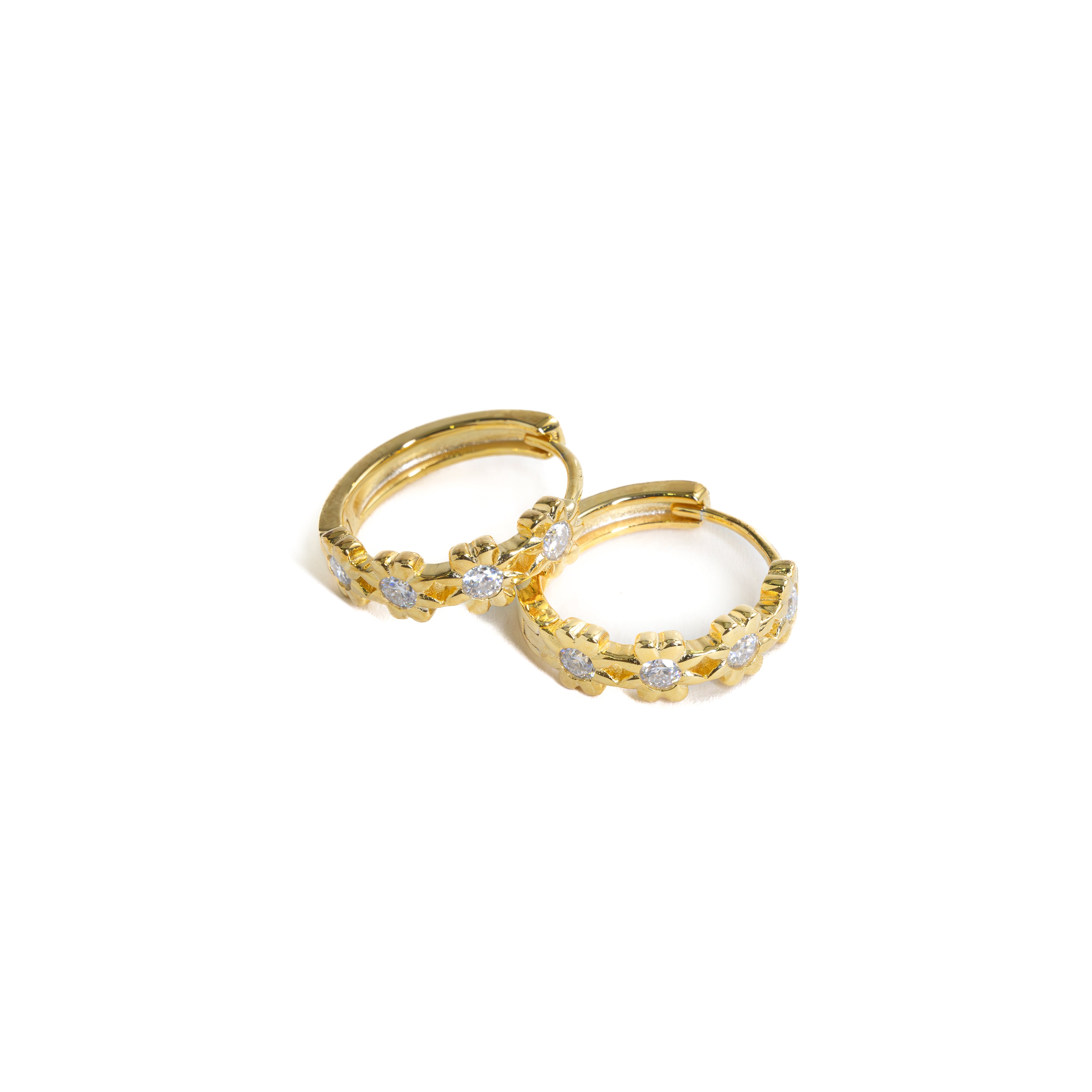 Floral Grace Hoops