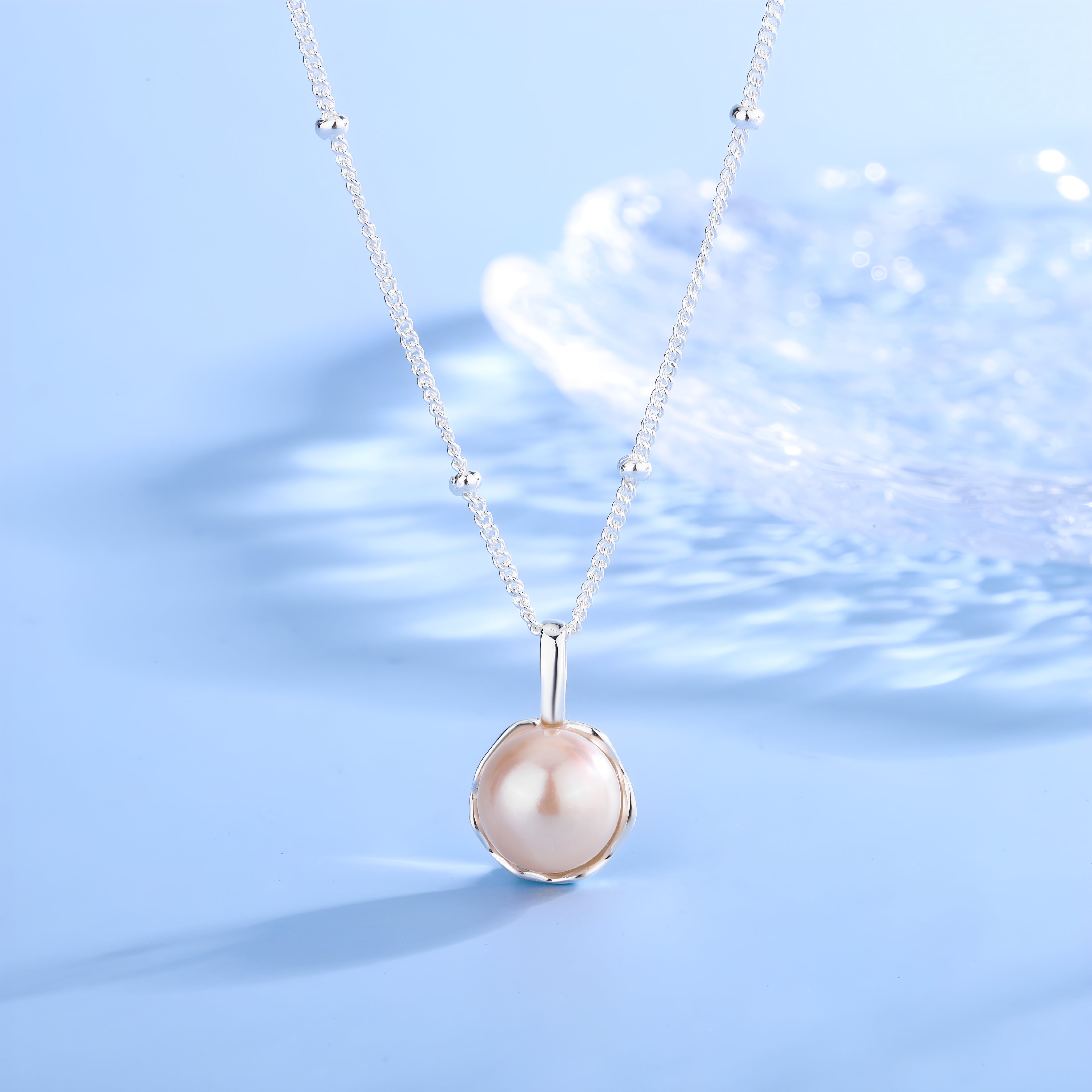 Ocean Whisper Pearl Necklace